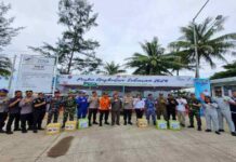 Kacab Jasa Raharja Babel bersama Forkopimda Provinsi Kepulauan Bangka Belitung Pantau Arus Mudik di Pelabuhan Tanjung Kalian Mentok, Bangka Barat jasa raharja bangka belitung