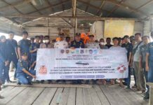 Jasa Raharja dan BPTD Kelas II Jambi Sosialisasi Taat Bayar Iuran Wajib dan Keselamatan Pelayanan Angkutan Sungai di Kuala Tungkal jasa raharja jambi