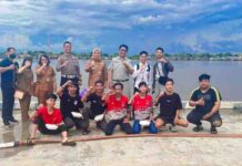 Halal Bihalal Samsat Kapuas, Jasa Raharja Bersama Tim Pembina Samsat Kabupaten Kapuas Bagi-Bagi Nasi Kotak jasa raharja kalteng