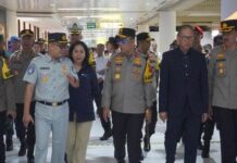 Jasa Raharja Kepri Bersama Kapolda Kepulauan Riau Pantau Pos Pengamanan Lebaran Di Kota Batam jasa raharja kepri
