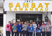 Jasa Raharja Kalteng Bersama Tim Pembina Samsat Nanga Bulik Lakukan Evaluasi Kinerja Triwulan I Tahun 2024 jasa raharja kalteng