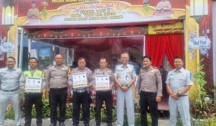 ke Pos Keamanan Lebaran IdulFitri 1445H