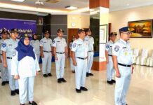 Siap Siaga Periode Lebaran, Jasa Raharja Kepri Gelar Apel Kesiapan Pam Lebaran 1445 H Tahun 2024 jasa raharja kepri