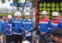 Pastikan Isi gas LPG Sesuai Takaran Mendag Bersama Pertamina Patra Niaga Kunjungi SPBE Di Tanjung Priok PERTAMINA