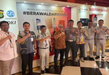 Kepala Cabang Jasa Raharja Jakarta Mengunjungi Gerai Samsat PRJ Di Hall C1, Jiexpo Kemayoran jasa raharja DKI