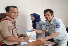 JR DKI Laksanakan Sosialisasi Signal Pada Kegiatan Program Pengajar Peduli Keselamatan Lalu-Lintas  Wilayah Kecamatan Kemayoran jasa raharja DKI