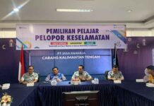 Dukung Pelajar Pelopor, Jasa Raharja Kalteng Berikan Edukasi Etika dan Tertib Lalu Lintas pada Generasi Muda jasa raharja kalteng