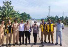 Evaluasi Titik Rawan Laka Jasa Raharja Demak  Bersama FKLL Grobogan Lakukan Tinjauan Ke Lapangan jasa raharja jateng