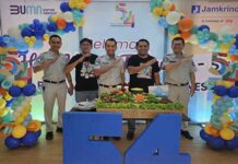 Jasa Raharja Kalteng Kunjungi PT Jamkrindo dalam Rangka Meningkatkan Kepatuhan Pembayaran PKB Kendaraan Milik BUMN jasa raharja kalteng