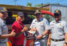 Jasa Raharja Sumsel Bersama Tim Pembina Samsat Lakukan Operasi Kepatuhan Guna Tingkatkan Kepatuhan Masyarakat Dalam Berlalu Lintas Masyarakat Dalam Berlalu Lintas