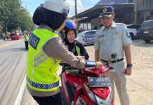 Jasa Raharja Babel, Ditlantas Polda Babel, Satlantas Polresta Pangkalpinang, hingga Samsat Pangkalpinang Gelar Operasi Gabungan dalam Rangka Operasi Patuh Menumbing 2024 jasa raharja bangka belitung