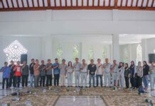 Penyaluran Tjsl Lampu Gantung Untuk Masjid Jami’ Asy-Syukur Kabupaten Sragen jasa raharja jateng