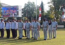 Jasa Raharja Kalteng Hadiri Apel Gelar Pasukan Operasi Patuh Telabang 2024 jasa raharja kalteng