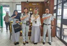 Ibu Kepala Cabang Jasa Raharja Jambi Lakukan Silaturahmi ke Kantor PT Pegadaian Jambi jasa raharja jambi