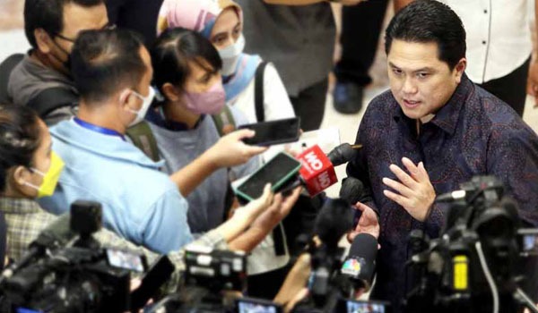 Menteri Badan Usaha Milik Negara Erick Thohir Menteri Badan Usaha Milik Negara Erick Thohir