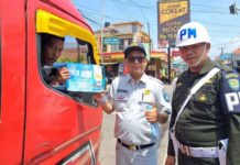 Jasa Raharja Bersama Subdenpom III/2-2 Tasikmalaya Melaksanakan Kegiatan Opsgab dan Sosialisasi Bebas Denda PKB & SWDKLLJ jasa raharja jabar