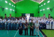 Tingkatkan Keselamatan Berlalu Lintas dan Tertib Pajak Kendaraan di Lingkungan Pelajar, Jasa Raharja Lakukan Sosialisasi di SMAN 1 Baturetno jasa raharja jateng