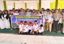 Jasa Raharja bersama Ditlantas Polda laksanakan PPKL kepada Anak LKSA Forda Kota Batam jasa raharja kepri