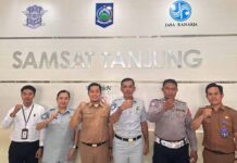 Jasa Raharja NTB Tingkatkan Koordinasi Antar Stakeholder di Samsat Tanjung jasa raharja NTB