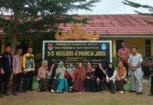 Jasa Raharja Adakan Kegiatan “Pengajar Peduli Keselamatan Lalu Lintas” di SD Negeri 4 Panca Jaya Mesuji di SD Negeri 4 Panca Jaya Mesuji