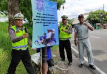 Jasa Raharja Bersama Kepolisian Upayakan Penurunan Laka Lantas di Titik Rawan Laka Kota Surakarta di Titik Rawan Laka Kota Surakarta