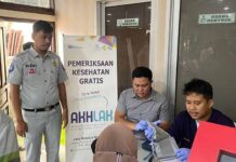 Jasa Raharja Lakukan Pemeriksaan Kesehatan Gratis di Lingkungan Samsat Wajo jasa raharja sulsel