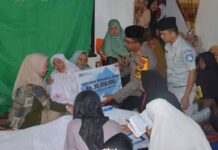 Jasa Raharja Serahkan Santunan Korban Kecelakaan Anggota Polri di Kampung Rakyat Labuhanbatu Selatan jasa raharja sumut