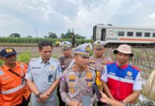 Gerak Cepat Jasa Raharja Kediri Tangani Korban Laka Kereta Api Kontra Ambulance di Kediri jasa raharja jatim