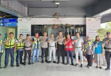 Jasa Raharja dan Polda Kepri Lakukan Kunjungan Posko PAM Natal Tahun 2024 dan Tahun Baru 2025 di Batam Tahun Baru 2025 di Batam