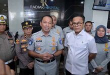 Wamen BUMN dan Dirut Jasa Raharja Tinjau Penanganan Korban Kecelakaan Tol Cipularang di Radjak Hospital Tol Cipularang di Radjak Hospital