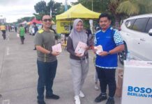 Sosialisasi Bebas Denda Pajak Kendaraan dan Keselamatan Berkendara di Car Free Day Mamuju di Car Free Day Mamuju