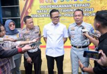 Wamen BUMN, Kakorlantas Polri, dan Dirut Jasa Raharja Pantau Arus Mudik Nataru dari Command Center KM 29 Tol Jakarta-Cikampek KM 29 Tol Jakarta-Cikampek