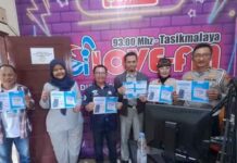 Jasa Raharja Tasikmalaya Hadiri Sosialisasi Promo Akhir Tahun Pajak Kendaraan di Radio Kei Love FM Tasikmalaya jasa raharja jabar