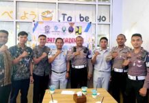 Forum Komunikasi Lalu Lintas Dan Survey Lokasi Rawan Kecelakaan dilakukan Jasa Raharja Cabang Maluku Di Wilayah Kota Tual jasa raharja maluku