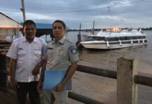 Jasa Raharja Riau Memastikan Aspek Keselamatan Kapal SB. Reni Fadhila 07 Di Tembilahan 07 Di Tembilahan