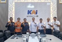 Perkuat Sinergi Untuk Pelayanan Transportasi  Kepala Jasa Raharja Sumbar Kunjungi KAI Divre II Sumbar KAI Divre II Sumbar