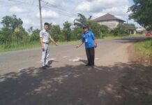 Jasa Raharja Kalsel Lakukan Survei TKP atas Laka di Desa Jorong jasa raharja kalsel