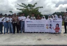 Jasa Raharja Touna Edukasi Tertib Berlalu Lintas kepada Para Guru dan Murid MA Alkhairat Uemalingku MA Alkhairat Uemalingku