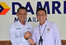 Kepala Cabang Jasa Raharja NTB Tingkatkan Silaturahmi dan Koordinasi Bersama Mitra BUMN jasa raharja NTB
