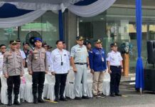 Jasa Raharja Sumsel Hadiri Apel Penutupan Posko Terpadu  Angkutan Laut Nataru 2024 – 2025 DI Pelindo Reg 2 Palembang jasa raharja sumsel