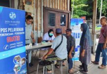 Jasa Raharja Cabang Kaltim Gelar Pengobatan Gratis di Dermaga Speedboat Semayang, Balikpapan di Dermaga Speedboat Semayang