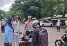 Jasa Raharja Turut Partisipasi Dalam Operasi Gabungan Penertiban Pelanggaran Kendaraan di Monumen Jogja Kembali di Monumen Jogja Kembali