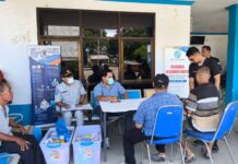 Upaya Cegah Kecelakaan, Jasa Raharja Perwakilan Bima Berikan Pelayanan Pengobatan Gratis di Terminal Dara di Terminal Dara