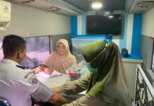 Komitmen Layani Masyarakat, Jasa Raharja NTB Gelar Pelayanan Pengobatan Gratis MUKL di Terminal Mandalika di Terminal Mandalika