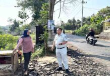 Jasa Raharja Cabang Utama Jawa Barat Lakukan Survey TKP Laka Lantas di Kecamatan Cimanggung jasa raharja jabar