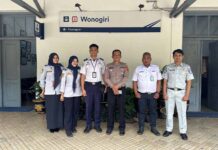 Jasa Raharja dan Tim Forum Komunikasi Lalu Lintas Kabupaten Wonogiri Bahas Peningkatan Kecepatan Kereta Wonogiri – Purwosari jasa raharja jateng