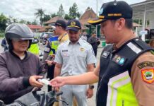 Jasa Raharja Bersama Tim Pembina Samsat Wonosobo Gelar Sosialisasi Tertib Berlalu Lintas jasa raharja jateng