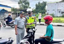 Tim Pembina Samsat Blora bersama Jasa Raharja Gelar Operasi Gabungan dan Sosialisasi Diskon Pajak Jasa Raharja Jateng