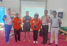 Tingkatkan Kepedulian Keselamatan Transportasi Online, Jasa Raharja Pastisipasi Dalam Safety Campaign Shopeefood jasa raharja jatim