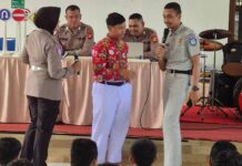 Jasa Raharja Kalteng Berikan Edukasi Tertib Berlalu Lintas di SMP IT AL Ghazali jasa raharja kalteng